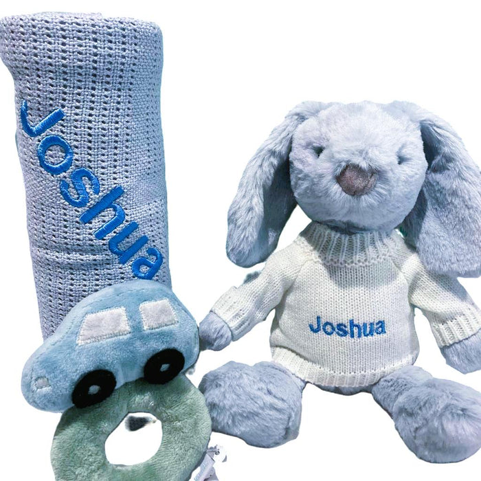 Blue Dream Cuddle Rattle Set