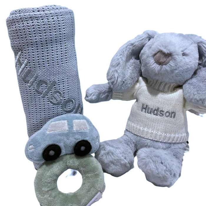 Blue Dream Cuddle Rattle Set