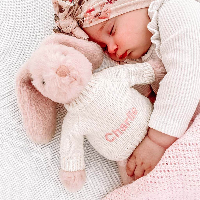 Precious Set Pink  - Pink Bunny (Cream Blanket)
