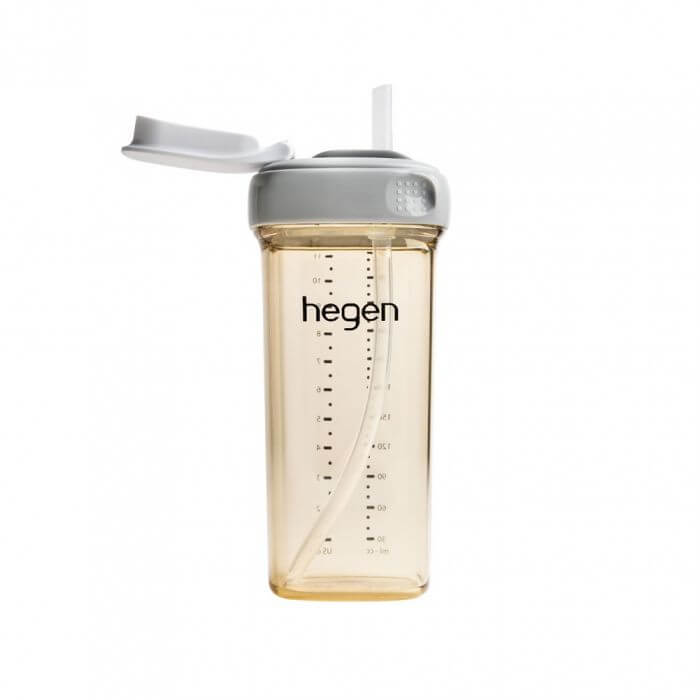 Hegen PCTO™ 330ml/11oz Straw Cup PPSU Grey (9 months and above)