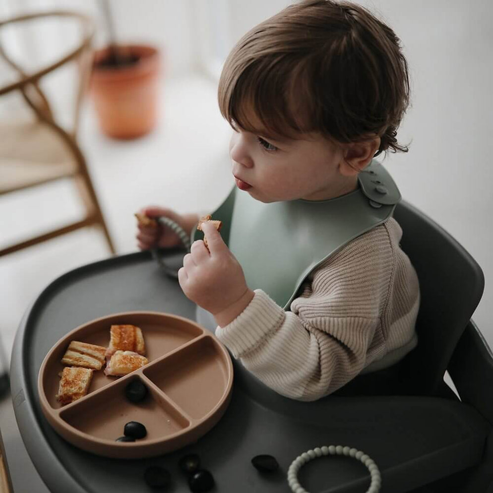 Mushie Silicone Suction Plate - Natural