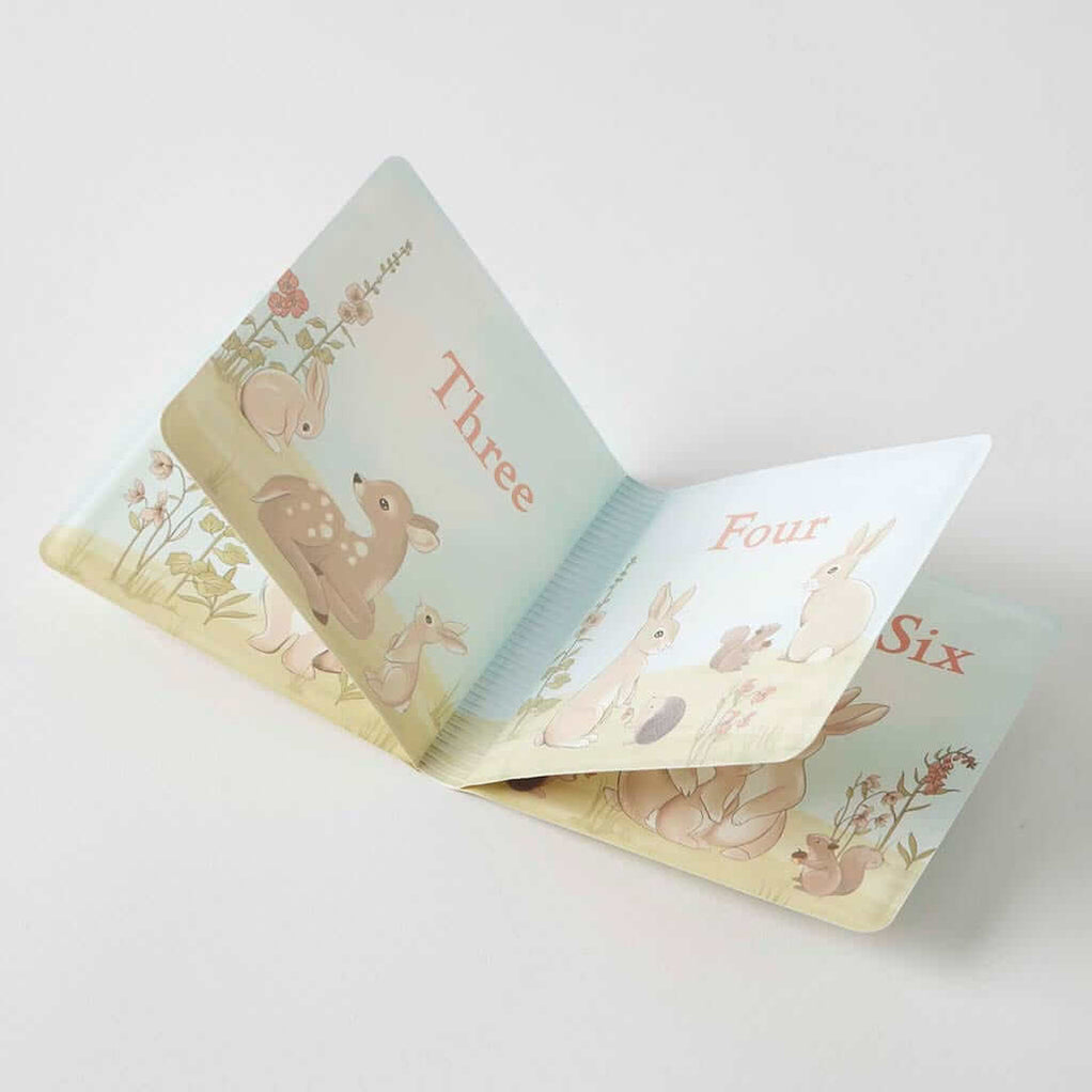 Jiggle & Giggle Goodnight Bunny Fabric Book & Bunny main image 1