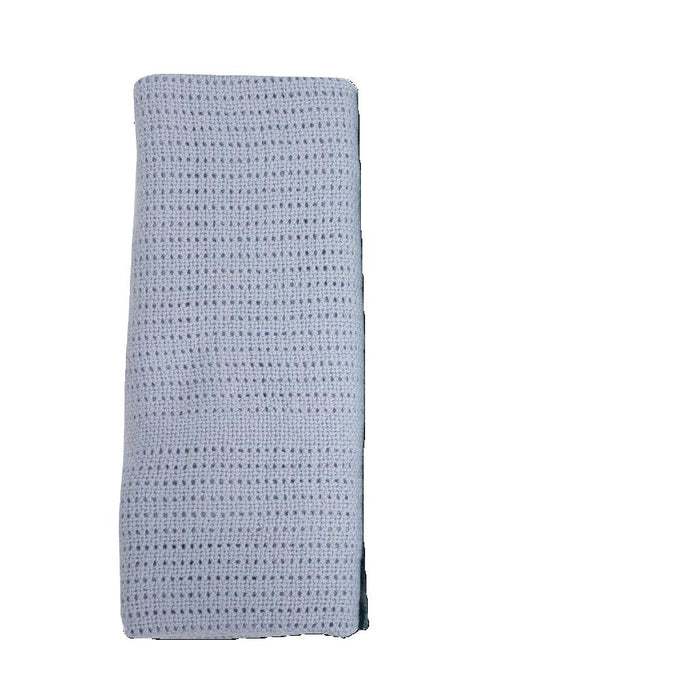 Bubba Blue Cellular Blanket - Sky Blue