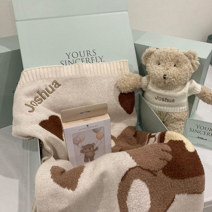 Teddy Snuggle Set