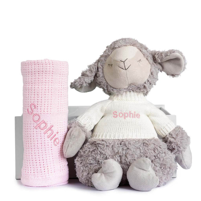 Sheepy Set - Pink Blanket